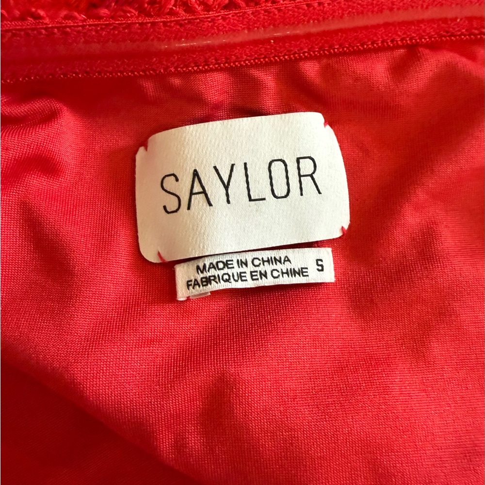 Saylor Philomena Lace Strapless Midi Dress - Picture 4 of 5